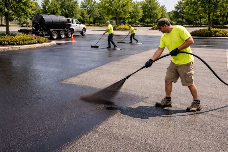 Asphalt Parking Lot Sealing in Columbus, OH