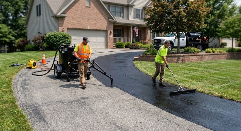 Blacktop Driveway Sealing in San Antonio, TX