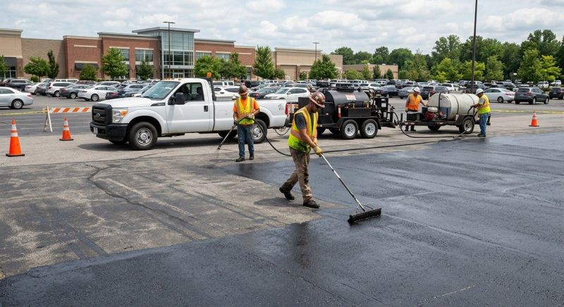 Lot Sealcoating in Grand Rapids, MI