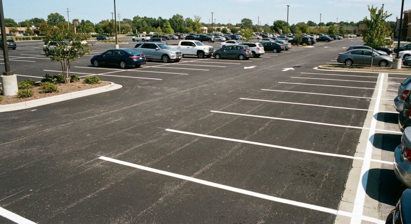 Parking Lot Painting in Suwanee, GA