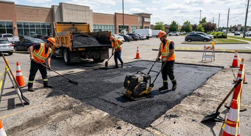 Parking Lot Repair in Savannah, GA