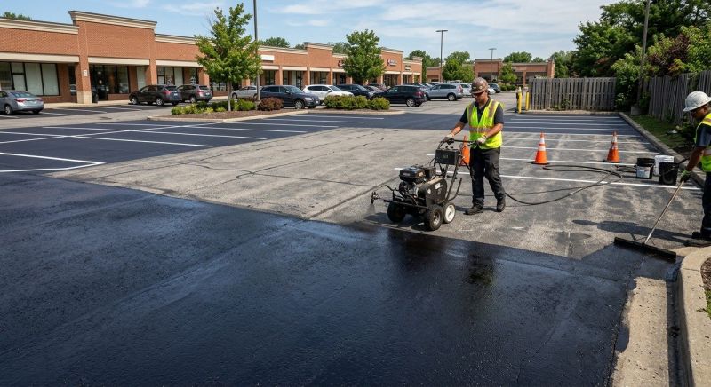 Parking Lot Resurfacing in Denver, CO