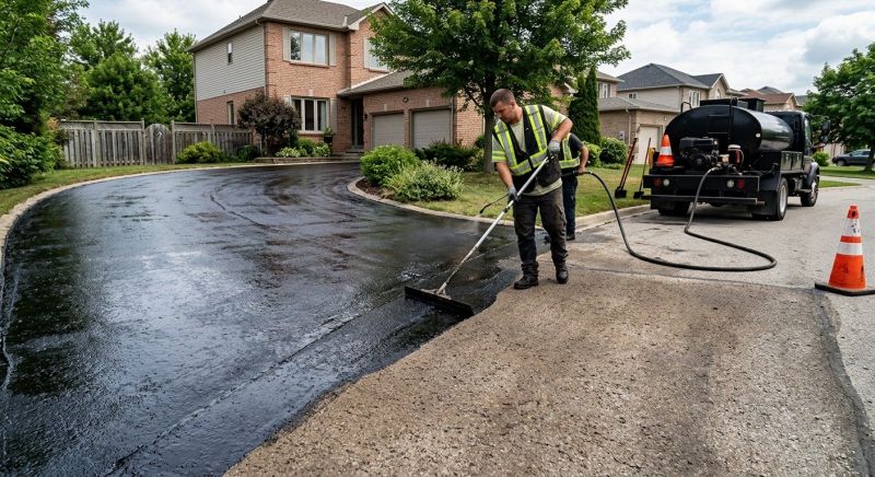 Residential Driveway Sealcoating in Greenville, SC